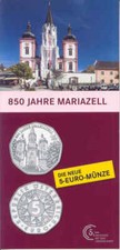 5 Euro SILBER 2007 " 850 JAHRE MARIAZELL "    *Folder*