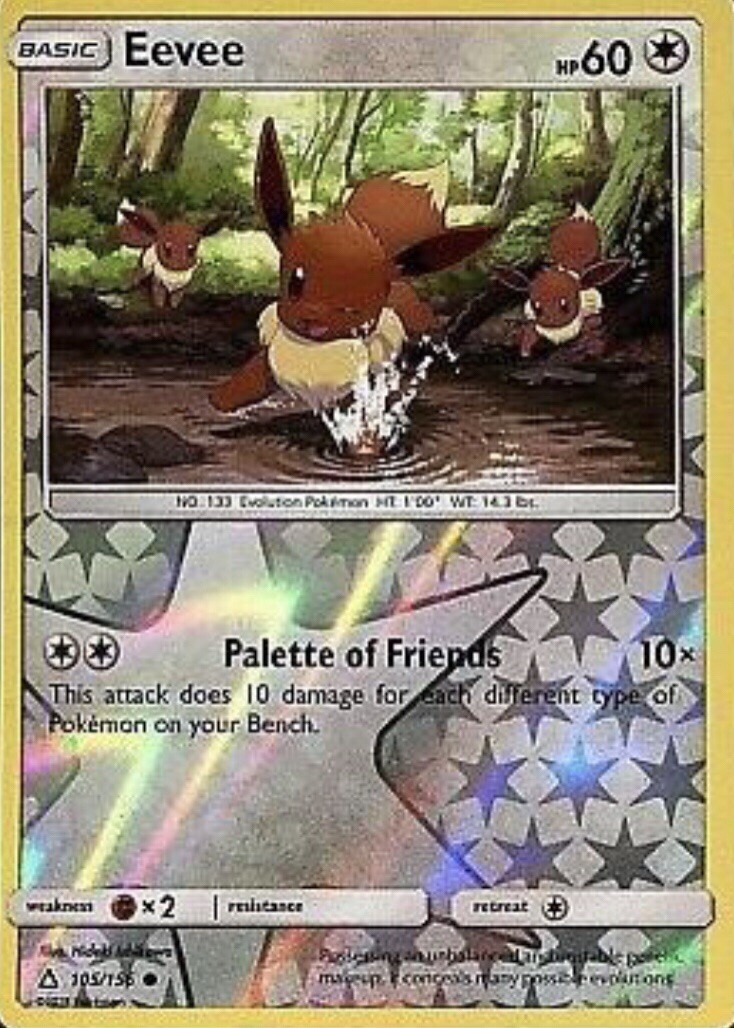 Eevee 105/156 Sm-Ultra Prism Reverse Holo