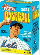 2021 Topps Heritage Basbeball Blaster Box Auto & 72' Topps Candy Lid? 