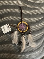 Mini Dream Catcher Beautiful Handmade Purple Brand New From The Reservation
