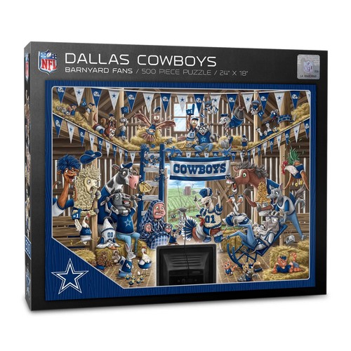 Casque Dallas Cowboys En 3D - Puzzle NFL Officiel FOCO - Taille 12x9x7 Pouces - Idéal Collection