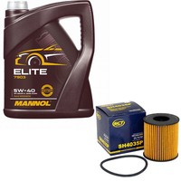 MotoröL Set 5W40 5 Liter + ÖLfilter Sh 4035 P FüR Lancia Phedra Mini Cooper S