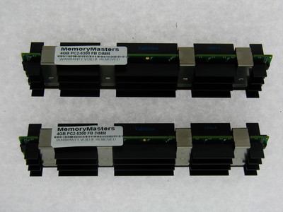 8GB (2X4GB) Für Apple Mac Pro 1.1, 2.1 DDR2 667 Fb Speicher Mit Apple Kühlkörper