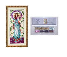 MIRABILIA Cross Stitch PATTERN EMBELLISHMENT PACK Blossom Goddess MD146