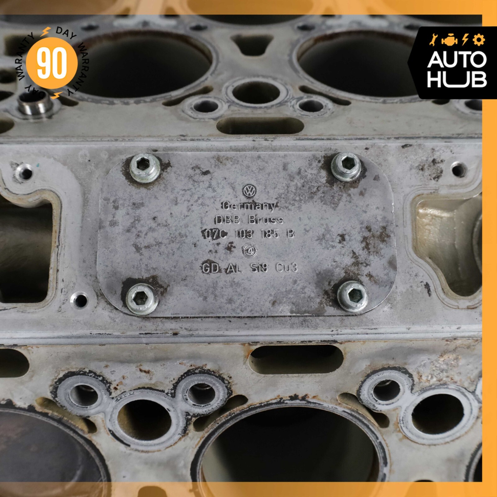 03-13 Bentley Continental GT Flying Spur 6.0L Engine Motor Block FOR PARTS ONLY