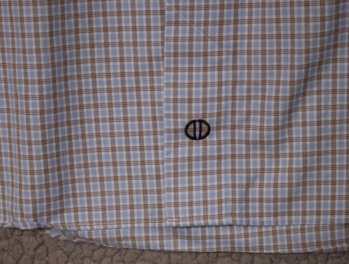 David Donahue Shirt Mens 16.5 34/35 Grid Check Regular Spread Collar - Picture 8 of 22
