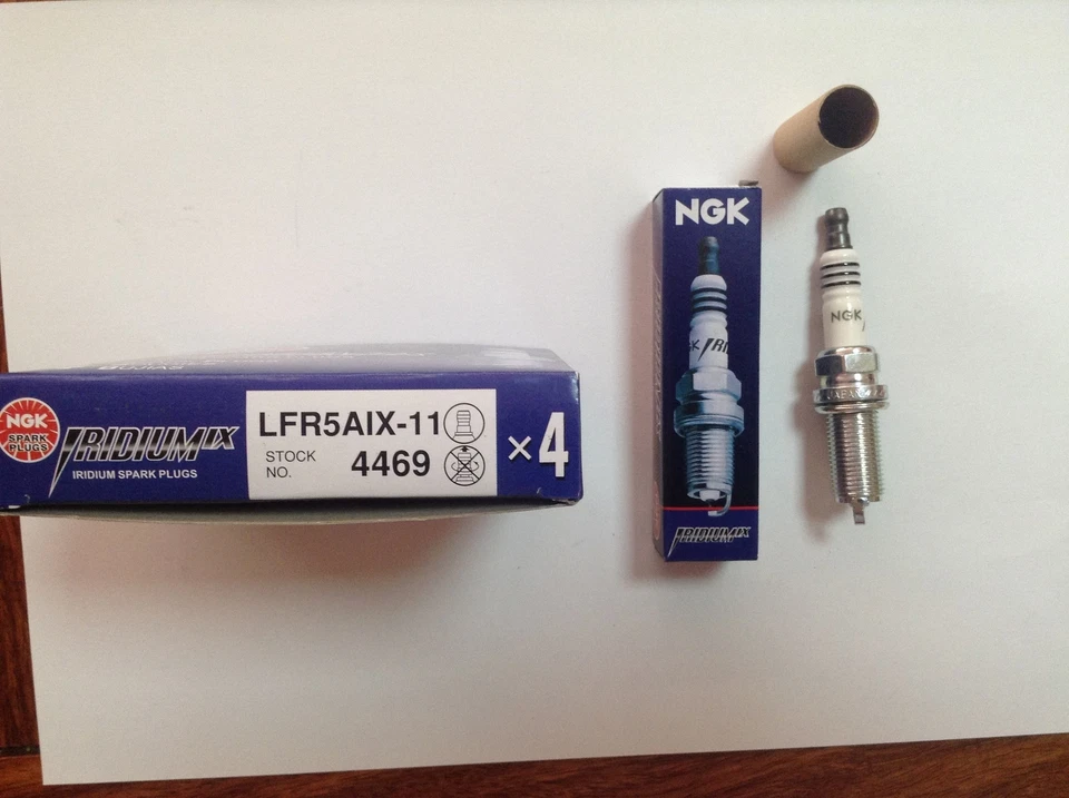 Juego de 6 bujías ngk 4469 LFR5AIX11 para Infiniti G35 07-03 V6-3,5L Foto 4 de 4
