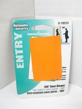 Defender Security U-10313 180 Degree Door Peep Hole Viewer Solid Brass Hotel
