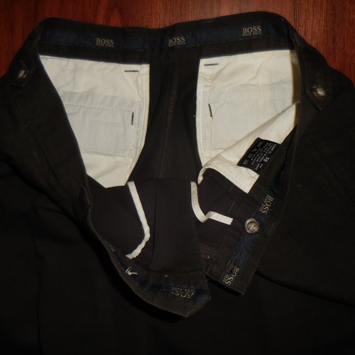 HUGO BOSS Herren Freizeithose dunkelbraun Größe 34-36 31 Schrittlänge Baumwolle - Bild 5 von 7