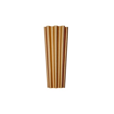 Kalco Lighting Ripple 3 Light Tall Sconce, Bright Gold Leaf - 522823BGL