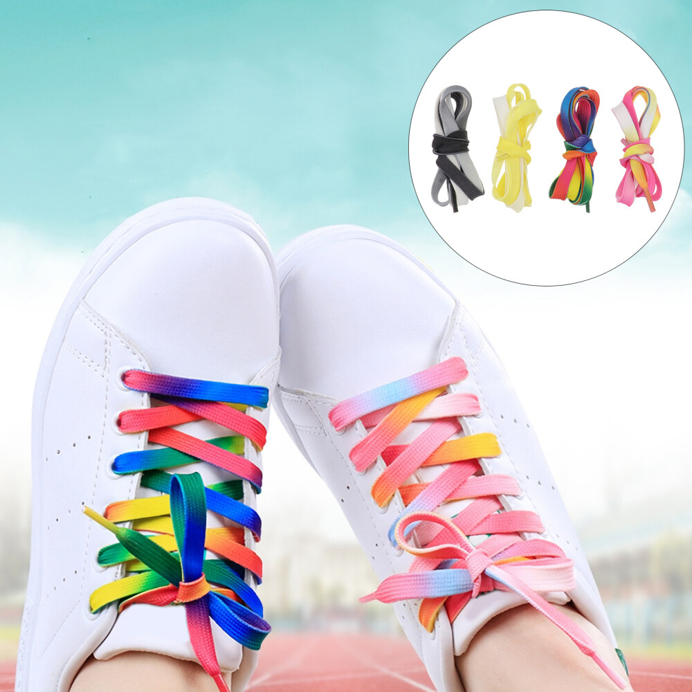APL 4 Paia Lacci Sfumati Scarpe Sportive Lacci Scarpe Cinghie Multifunzione