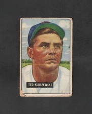 1951 Bowman Ted Kluszewski #143 ~ Big Klu!
