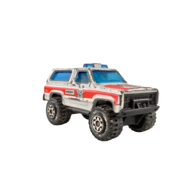 4X4 Chevy Blazer Matchbox 1983 Sheriff SP-7 Modellauto Polizei