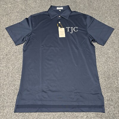 Peter Millar Summer Comfort Shirt Mens Small NEW Golf Solid Navy Blue TJC