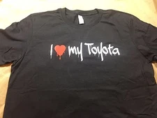 I LOVE MY TOYOTA - FUNNY JDM CAR SHIRT - GRAFFITI PRINT - SUPRA CAMRY COROLLA