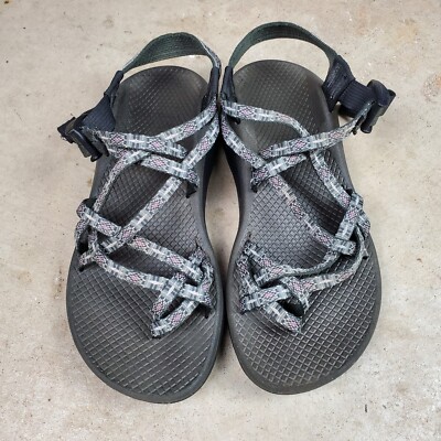 Chaco Z Cloud X2 Sport Sandals Women's 8 Black Adjustable Low Heel Wedge Buckle
