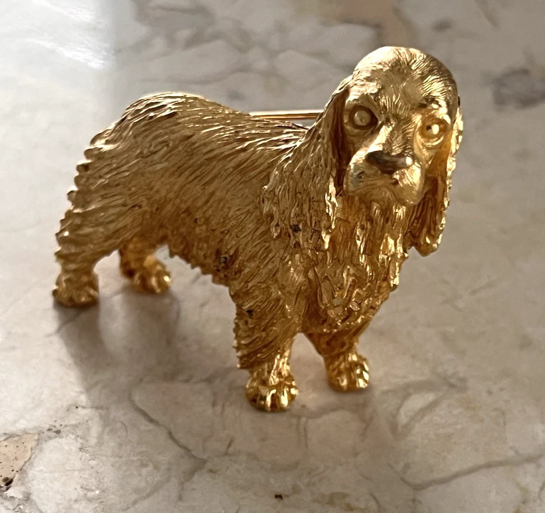 Trifari Dog Brooch for sale | eBay