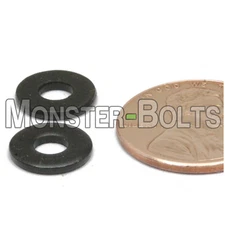SAE Flat Washers, Steel w/ Black Oxide - US / Inch #4 #5 #6 #8 #10 1/4"