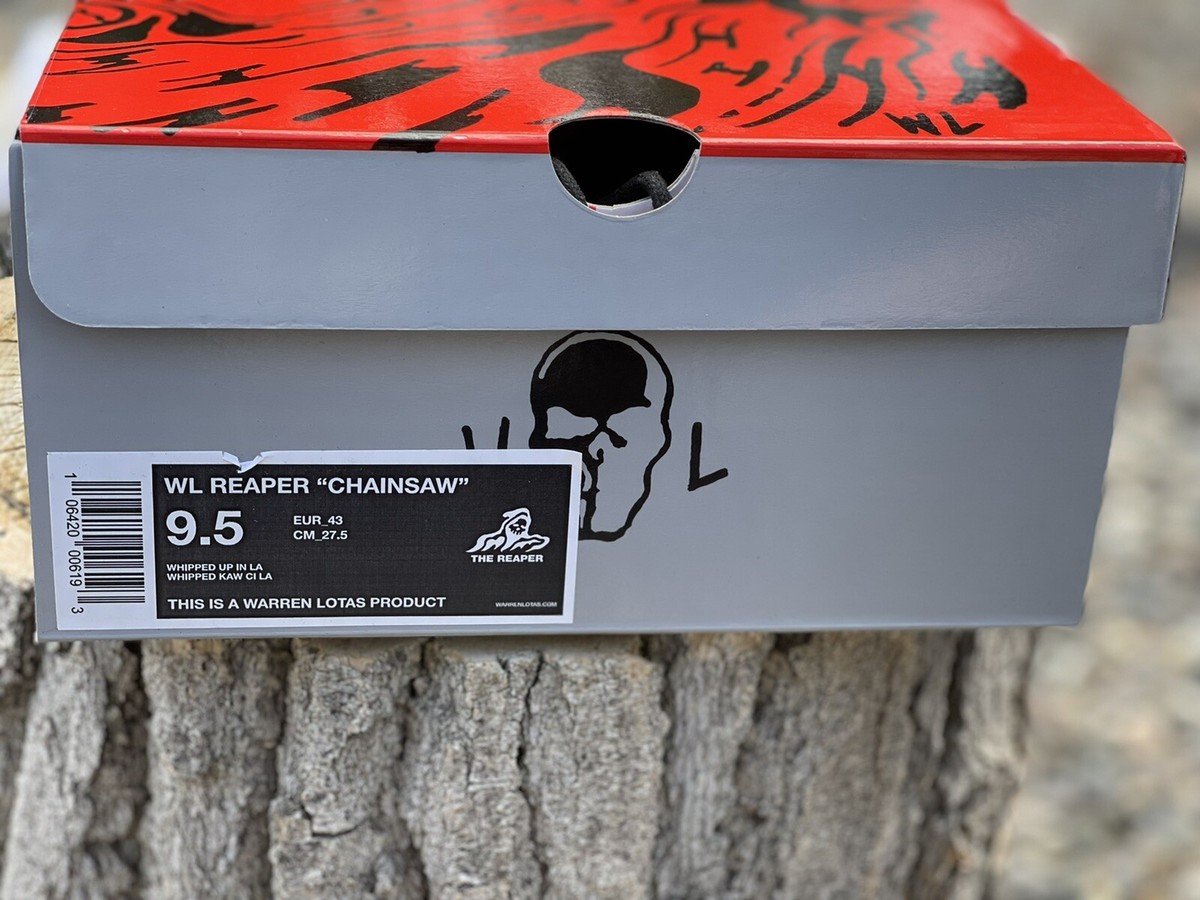 Warren Lotas Chainsaw Reaper Dunk Shoes Size 9.5 Order Warren Lotas Chainsaw Reaper Dunk Shoes Size 9.5 Order