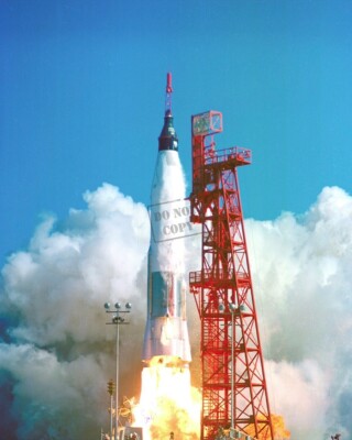 Launch of Friendship 7 Mercury-Atlas Rocket Pad 14 Mercury Program 8X12 PHOTO