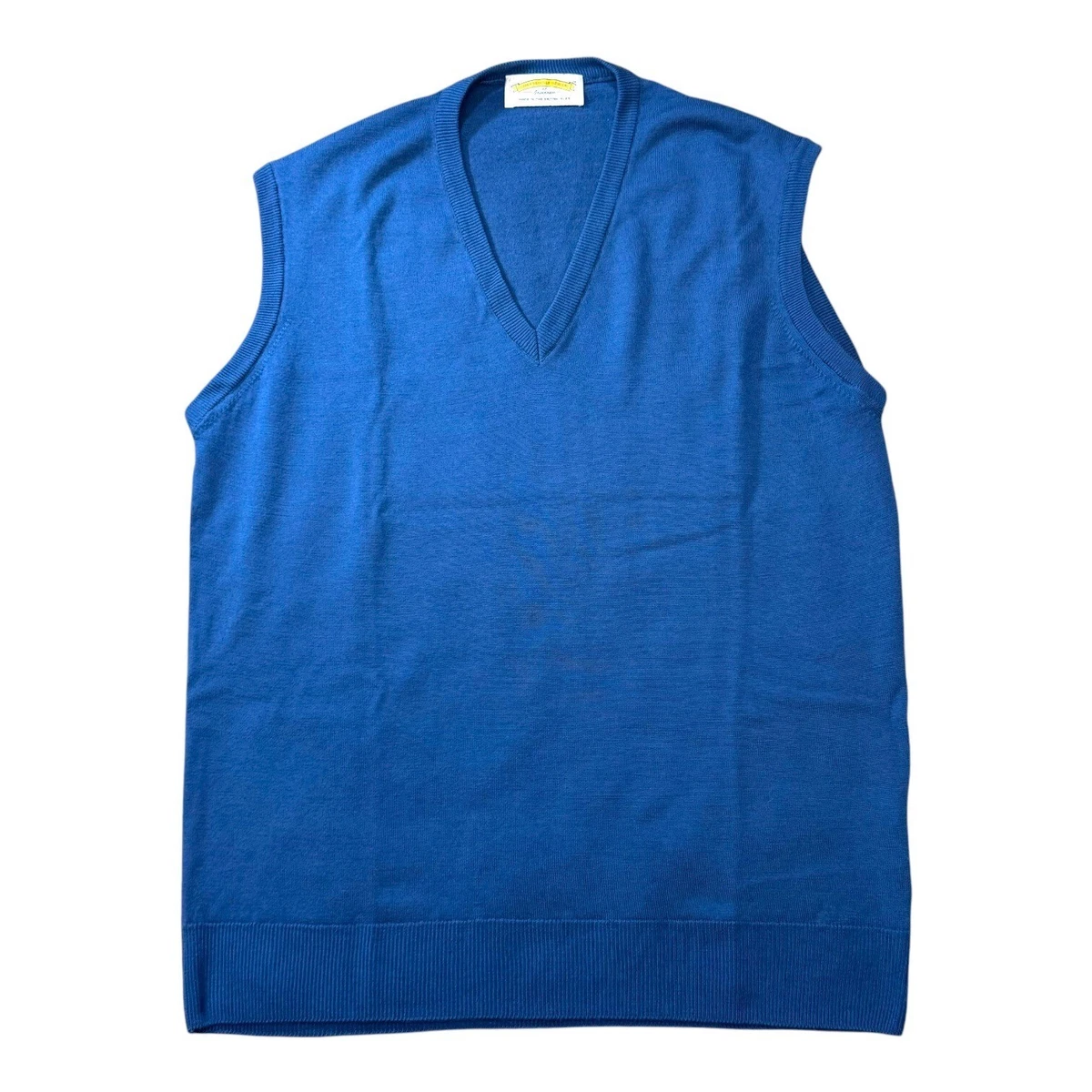 BOSS - Veste en maille matelassée sur le devant - Bleu foncé