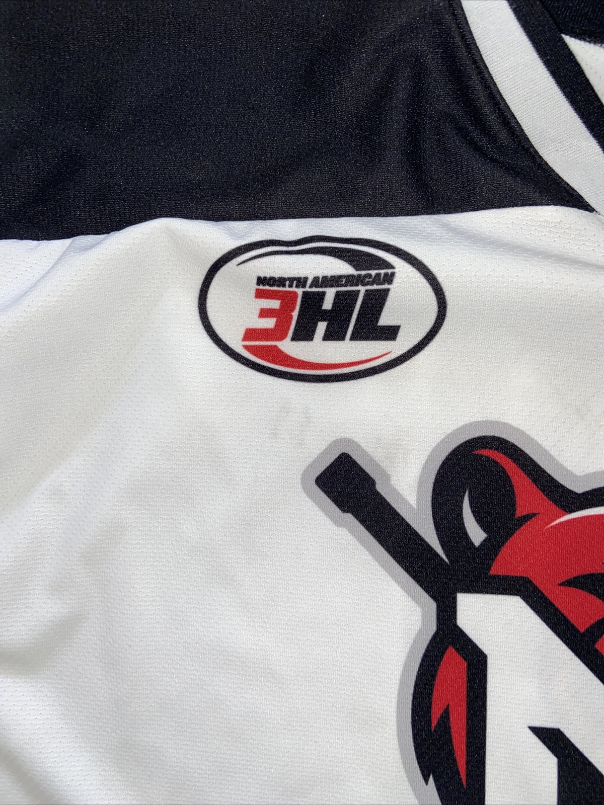 Game worn jr. hockey jersey Missoula Bruins NA3HL hockey Athletic Knit