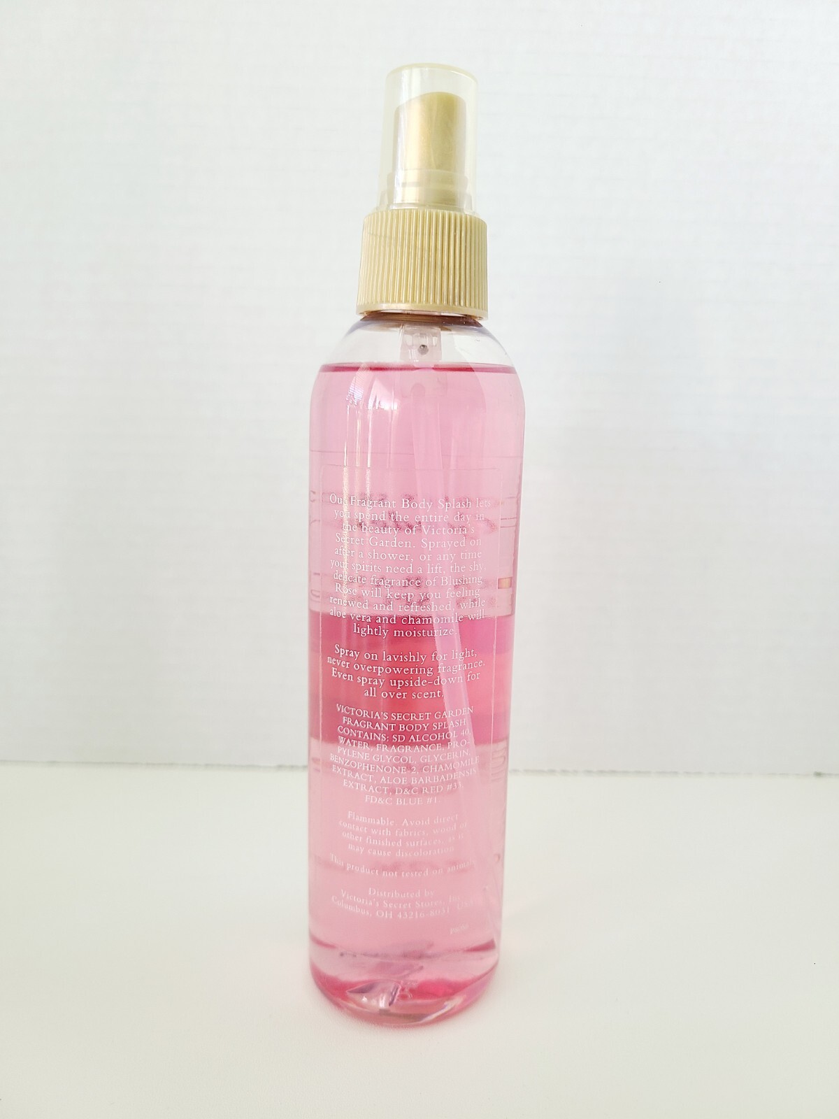 VICTORIA'S SECRET BLUSHING ROSE FRAGRANT BODY MIST SPRAY SPLASH RARE