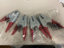 Lot Of 2 Red Battery Booster Cable Parrot Clamps Heavy Duty 600 Amp Jumper Lot Of 2 Red Battery Booster Cable Parrot Clamps Heavy Duty 600 Amp Jumper