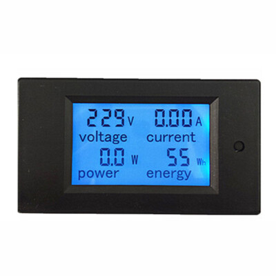 Monitor Power Energy Voltmeter Ammeter Voltage AC Digital LCD Panel Meter 20A