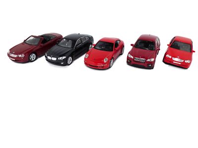 Welly  Modellauto 1:38 BMW X6,BMW 535i,Mercedes C,SL 500,Porsche 964,911 Carrera