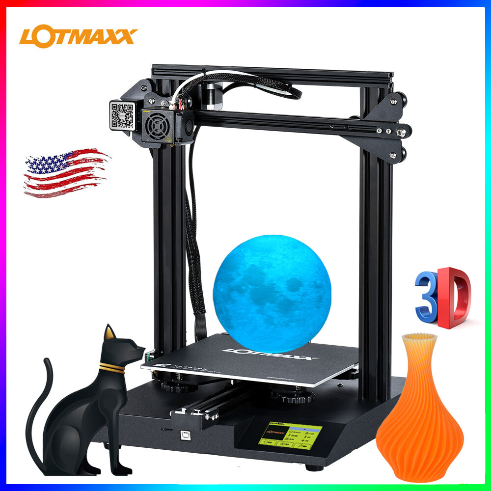 LOTMAXX SC-10 Desktop 3D Printer Kit Silent Printing 235 ...