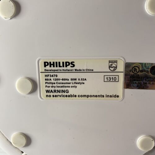 Philips HF3470 Wake-Up Naturally Light Therapy Sunrise Alarm Clock FM Radio - Picture 7 of 7