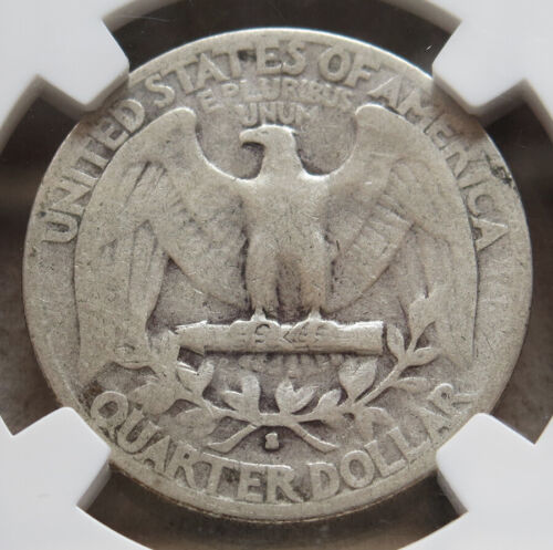 1932 -S SILVER USA WASHINGTON QUARTER NGC GOOD 6 - KEY DATE - Picture 3 of 3