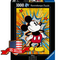 NEW  SEALED Ravensburger 00472 Disney Retro Mickey 1000 Pc Jigsaw Puzzle