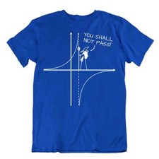 Camiseta You Shall Not Pass Camiseta Divertida Broma Matemática Camiseta Camiseta Geometría