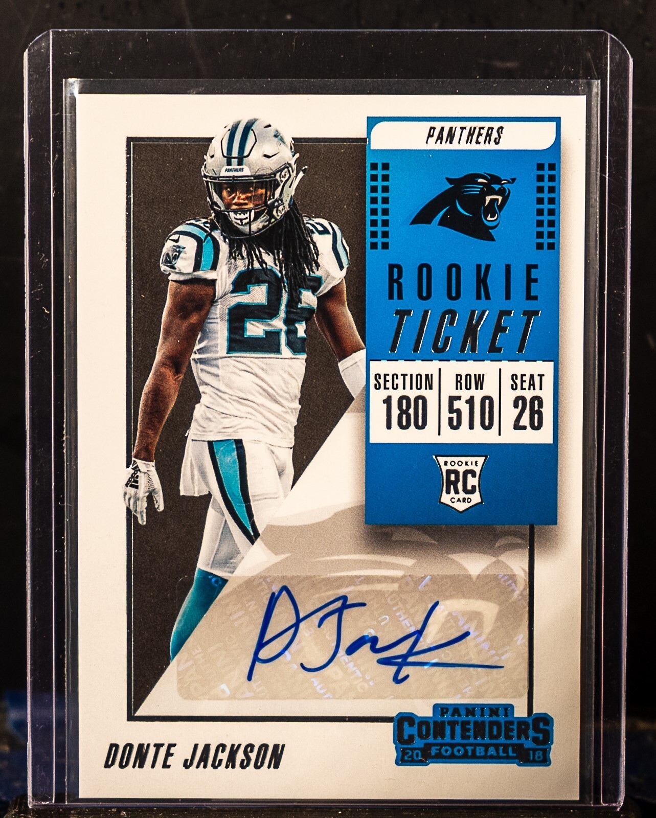 DONTE JACKSON 2018 Panini Contenders 261 RC Auto JH23