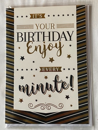 Male Mens Boys Birthday Card Generic Open General - Picture 5 of 29