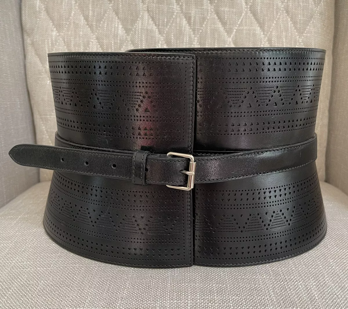 Alexander top mcqueen belt