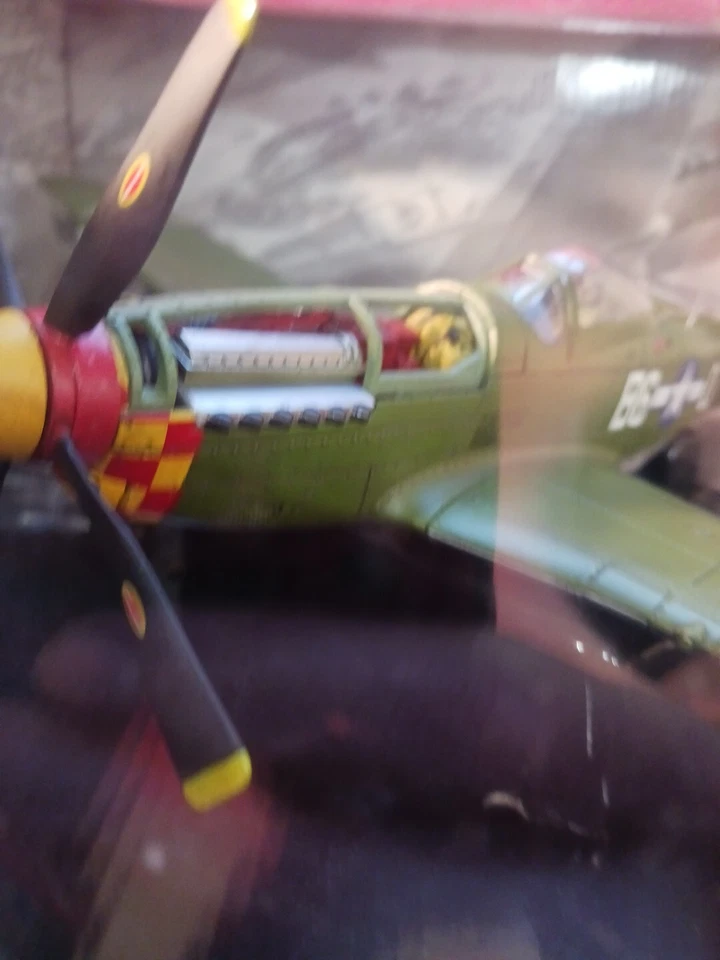 Very RARE sealed pop1 Forces of Valor 1/32 diecast Plane Mustang P51d 80523 - Image 4 of 4