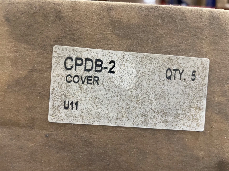 Eaton Bussmann Cpdb-2 Cover box of 5 new old stock - Image 2 of 2