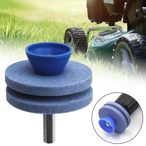 Lawn Mower Balancer Blade Sharpener Kit Garden Tool For Drill Grinder Stone BY - Picture 2 of 11