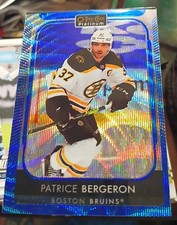 2021-22 O-Pee-Chee Platinum - Patrice Bergeron #191 Blue Surge