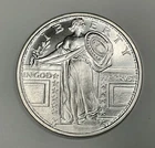 STANDING LIBERTY SILVER ROUND 1 OZ .999 PURE SILVER