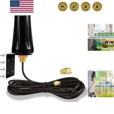 4G LTE Outdoor Wall Mount Waterproof Antenna SMA Male Antenna Compatible with...