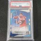 PSA 9 2017 Panini Donruss Optic Rated Rookie #177 Patrick Mahomes II Chiefs