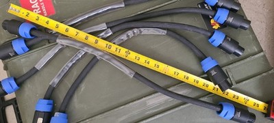Neutrik Speakon NL-8FC to NL-8FC  2-foot 8-Conductor Speaker Cable