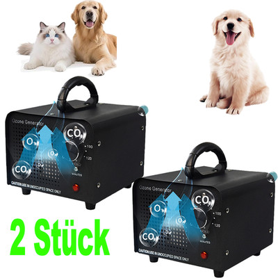 2 Stk Ozongenerator 36000mg/h Ozongerät Ozon Luftreiniger Ozonisator für Überall