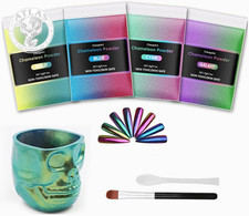 CHEAPART Chameleon Mica Powder 4 Colors Shift Pigment Powder Shimmer Holographic