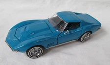 Franklin Mint Precision Model Diecast 1:24 Chevrolet Corvette 1968  Pre-owned