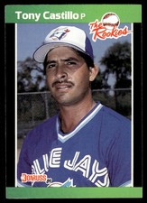1989 Donruss The Rookies Tony Castillo Rookie Toronto Blue Jays #12